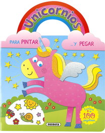 SUSAETA EDICIONES Unicornios para pintar y pegar, Jordi Busquets - SUSAETA EDICIONES