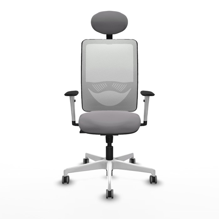 PIQUERAS Y CRESPO Silla de oficina Zulema Gris y Blanco PIQUERAS Y CRESPO Silla de oficina Zulema Gris y Blanco