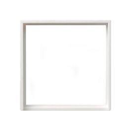 GIRA 028203 Adapterrahmen 50x50 System 55, Marco Adaptador Cuadrado, Blanco