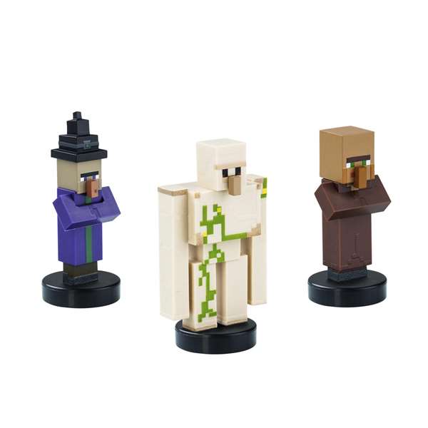 Bizak Figura Minecraft Pack de 3 Figuras, Modelos Surtidos