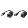 Lindy 43365 Extensor de Red USB 1.1 Cat5e/Cat6 de 60 m