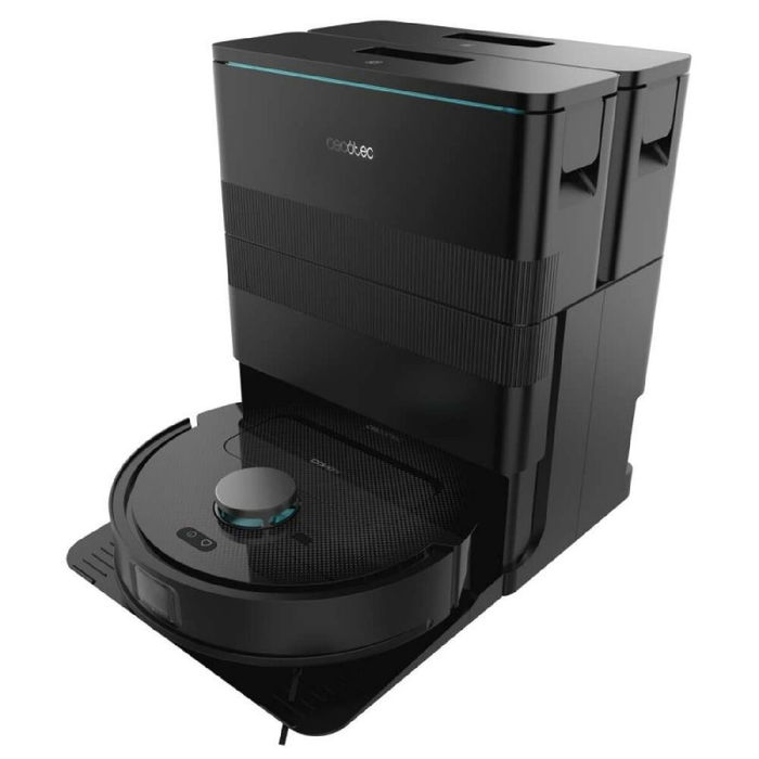 CECOTEC Conga X50 Robot Aspirador y Fregasuelos, Carga Automática, WiFi, Negro
