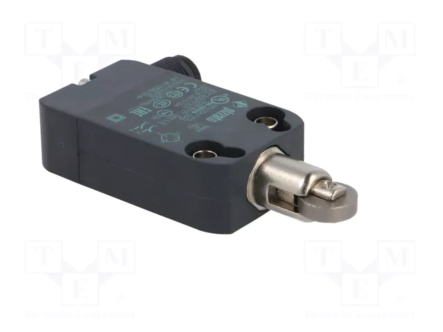 PIZZATO ELETTRICA Interruptor de fin de carrera NF B110BB-DMK con espiga de roldada paralela