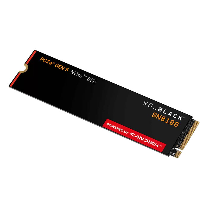 Western Digital WD_BLACK SN8100 4TB NVMe PCIe 5.0 x4 M.2 SSD - 14900 MB/s Leer, 14000 MB/s Escribir - 2280, TLC 3D NAND