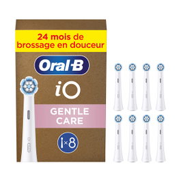Oral-B iO Gentle Care Cabezales de repuesto, 8 unidades