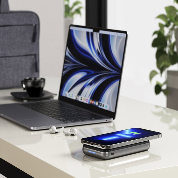 Satechi Duo Wireless Charger Stand Black / Grey
