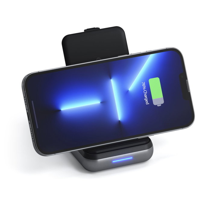 Satechi Duo Wireless Charger Stand Black / Grey