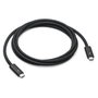 Apple MW5J3ZM/A Cable Thunderbolt 4 USB-C Pro 1.8m, Negro, 40 Gbit/s, 100W, Masculino