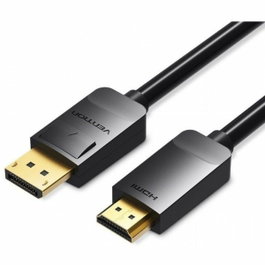 Vention Cable Conversor DisplayPort Macho a HDMI Macho 3m Negro
