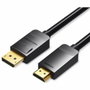 Vention Cable Conversor DisplayPort Macho a HDMI Macho 3m Negro