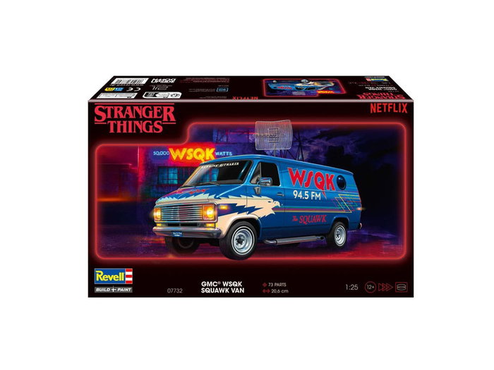 Stranger Things Kit de maquetas 1/25 Squawk Van 21 cm