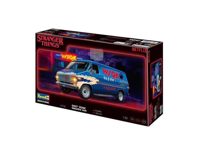Stranger Things Kit de maquetas 1/25 Squawk Van 21 cm