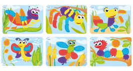 Juego Miniland Pegs 10Mm Bichos Pack De 6 (3-6 Años)
