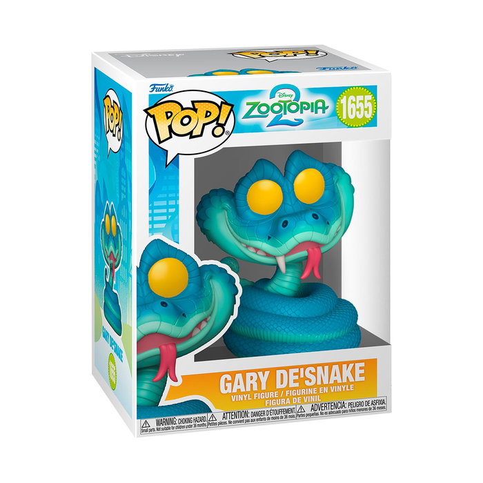 Funko Pop! Disney - Gary La Serpiente de Zootopia 2 - Figura de Vinilo Coleccionable 86637