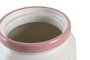 DKD Home Decor Bote Pixel Love Rosa y Blanco