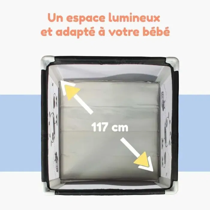 Bambisol Parque Infantil Plegable 90 x 90 cm Zona de Juegos con Bolsa de Transporte Bambisol Parque Infantil Plegable 90 x 90 cm Zona de Juegos con Bolsa de Transporte