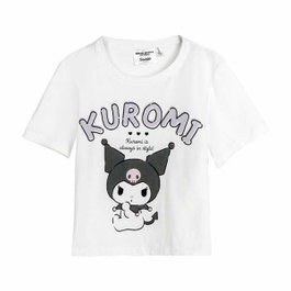 Cerdá Camiseta Corta Single Jersey Hello Kitty Kuromi 14 Años Blanco