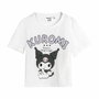 Cerdá Camiseta Corta Single Jersey Hello Kitty Kuromi 14 Años Blanco
