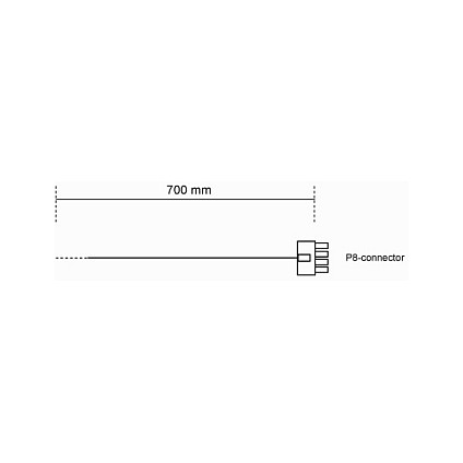 be quiet! CC-7710 Storm P8 (M) Cable de extensión de alimentación EPS 8-pin be quiet! CC-7710 Storm P8 (M) Cable de extensión de alimentación EPS 8-pin