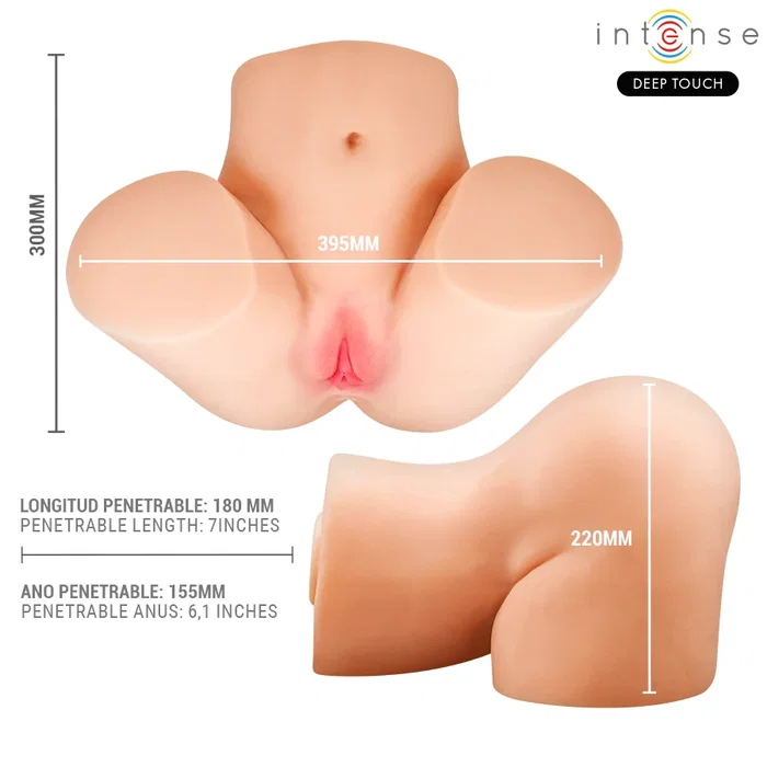 Intense Julia Masturbador de Vagina y Ano con Succión, Calor y Vibración Intense Julia Masturbador de Vagina y Ano con Succión, Calor y Vibración