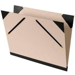 Canson Carpeta Dibujo A3 37x52 cm Personalizable Cierre Gomas Gris (Set 10) (Set de 10)