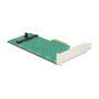 DeLOCK 89536 PCI Express x4 Card con 2x interno M.2 Key B, soporte RAID 0 y 1, 6 Gbit/s, factor de forma Low Profile