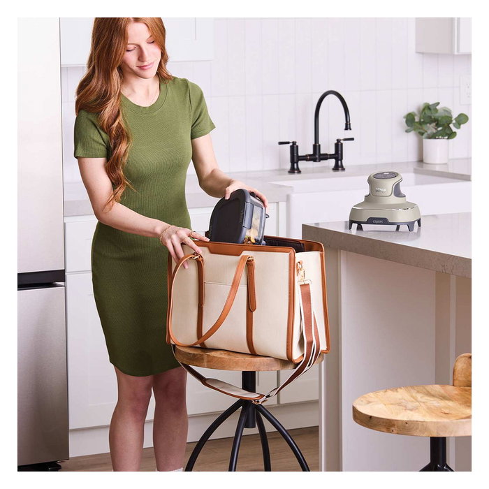 Ninja FN101EUST CRISPi Freidora de Aire Caliente 4-en-1 Portátil con Tazón de Vidrio 3.8L, 1700W, Función Mantener Caliente, Color Gris Piedra Ninja FN101EUST CRISPi Freidora de Aire Caliente 4-en-1 Portátil con Tazón de Vidrio 3.8L, 1700W, Función Mantener Caliente, Color Gris Piedra