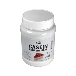 PWD Nutrition Casein Protein Meal Completo Nutricional - Batido Proteico de Tarta de Queso con Fresa 450 g