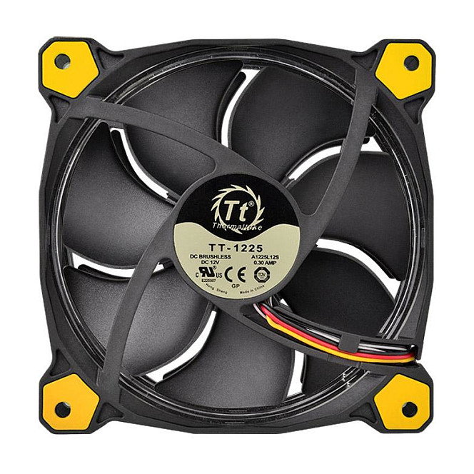 Thermaltake Riing 14 LED Yellow de 14 cm