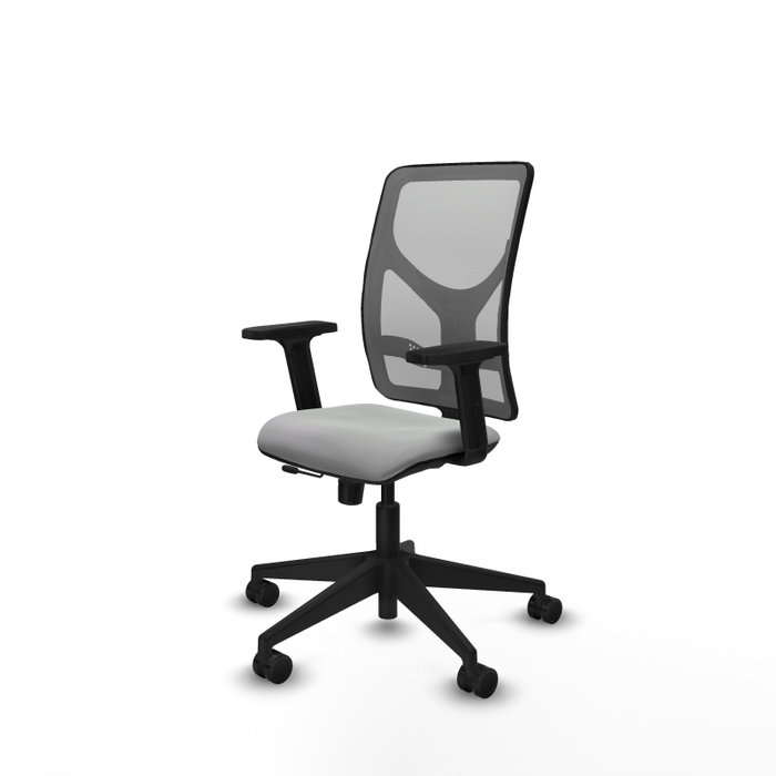 PIQUERAS Y CRESPO Silla de oficina Motilla Gris con mecanismo Sincro/Traslack