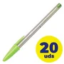 Bic Bolígrafo Cristal Fun Lima Caja 20 Ud