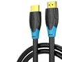 Vention AACBL Cable HDMI 2.0 Macho-Macho 10m 4K UHD Negro - Cable de Alta Velocidad para Transmisión de Video y Audio