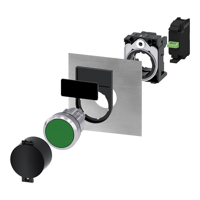 Siemens 3SU1900-0AT10-0AA0 Soporte de etiqueta plano