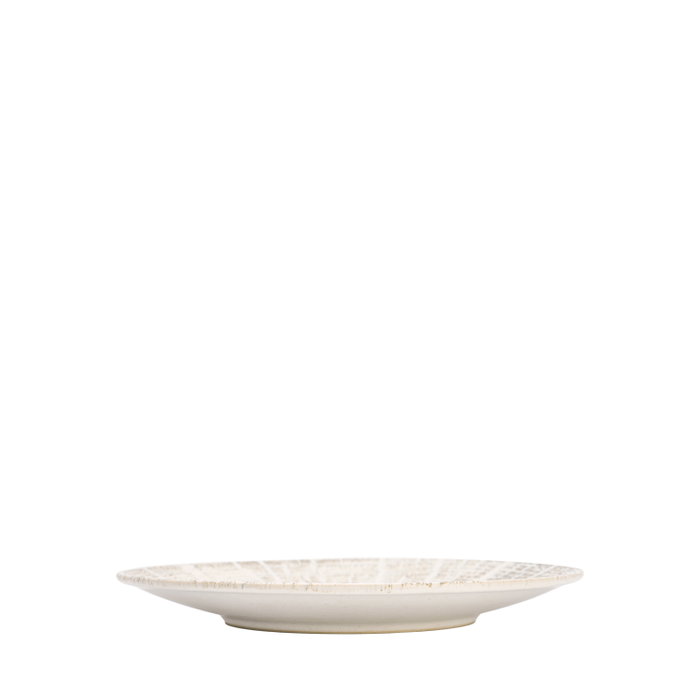 Summa Plato Llano Coupe Forest Blanco 27 cm - Plato de Gres para Vajilla (Set de 6) Summa Plato Llano Coupe Forest Blanco 27 cm - Plato de Gres para Vajilla (Set de 6)