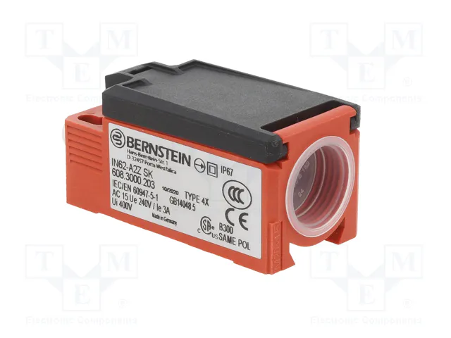 BERNSTEIN AG Interruptor de fin de carrera IN62-A2Z SK NC x2