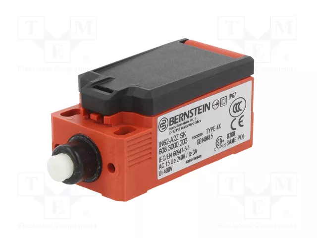 BERNSTEIN AG Interruptor de fin de carrera IN62-A2Z SK NC x2