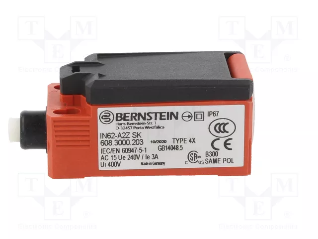 BERNSTEIN AG Interruptor de fin de carrera IN62-A2Z SK NC x2