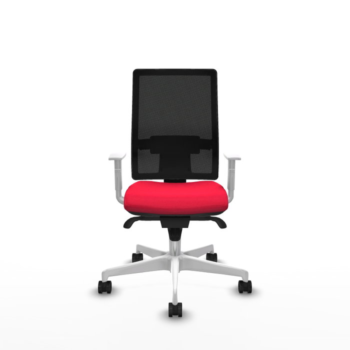 PIQUERAS Y CRESPO Silla de oficina Horna con mecanismo Sincro, Rojo y Negro PIQUERAS Y CRESPO Silla de oficina Horna con mecanismo Sincro, Rojo y Negro