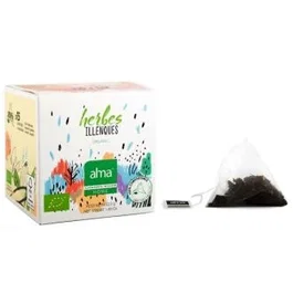ALMA HOME Hierbas Illencas Infusión Mezcla de Frutos y Plantas Aromáticas, 15 Pirámides, Ecológica, Vegan