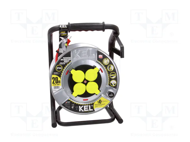 KEL Prolongador de alimentación 20m Rojo PB-HEAVY H05RR-F 3G1,5mm2 KEL Prolongador de alimentación 20m Rojo PB-HEAVY H05RR-F 3G1,5mm2