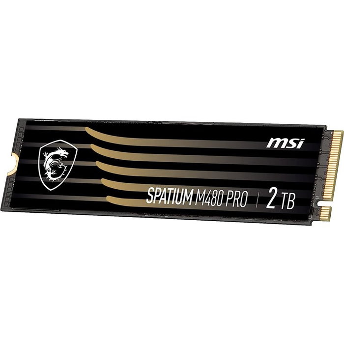 Msi Spatium M480 Pro M.2 NVMe PCIe 4.0 SSD 2TB (Lectura 7400MB/s, Escritura 7000MB/s) Disco Duro Interno Msi Spatium M480 Pro M.2 NVMe PCIe 4.0 SSD 2TB (Lectura 7400MB/s, Escritura 7000MB/s) Disco Duro Interno