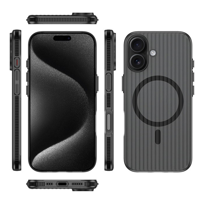 4smarts Aero Funda Diseño Transparente Negra Compatible con MagSafe para Apple iPhone 17 (6.3 pulgadas) - 541639 4smarts Aero Funda Diseño Transparente Negra Compatible con MagSafe para Apple iPhone 17 (6.3 pulgadas) - 541639