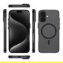 4smarts Funda Aero Design fr iPhone 17 schwarz, Referencia 541639, Compatible con MagSafe, Negro y Transparente, 16 cm (6.3")