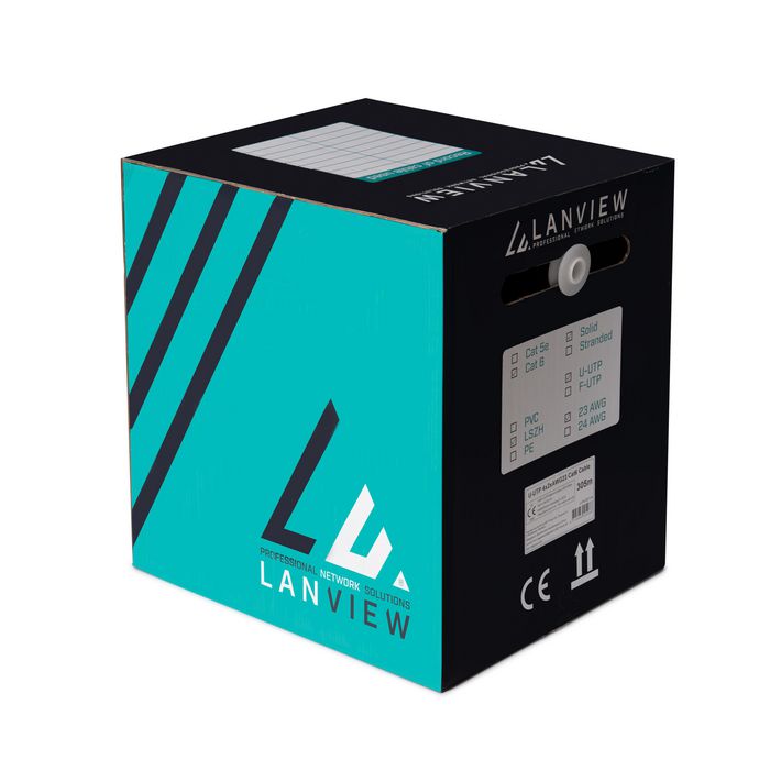 Lanview Cable de red Cat6 F-UTP 4x2xAWG23 LSZH Blanco 305m Lanview Cable de red Cat6 F-UTP 4x2xAWG23 LSZH Blanco 305m