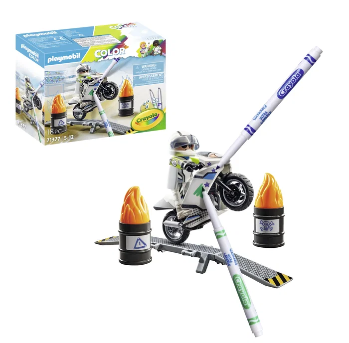 PLAYMOBIL Color Moto Motocross 71377 Multicolor PLAYMOBIL Color Moto Motocross 71377 Multicolor