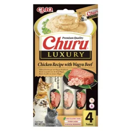 Churu Luxury Receta De Pollo Con Wagyu 12x56 gr