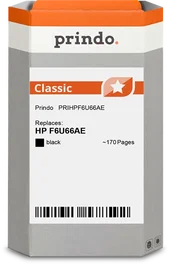 Prindo Cartucho de tinta negro PRIHPF6U66AE Classic compatible con HP F6U66AE (302)
