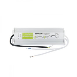 Transformador LED 150W 230VAC/12VDC IP67 Regulado Exterior