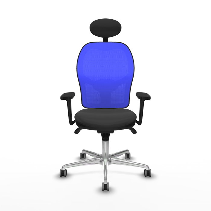 PIQUERAS Y CRESPO Silla de oficina Jorquera Sincro Gris oscuro y Azul