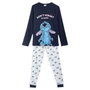 Cerdá Pijama Largo Single Jersey Stitch S Azul
